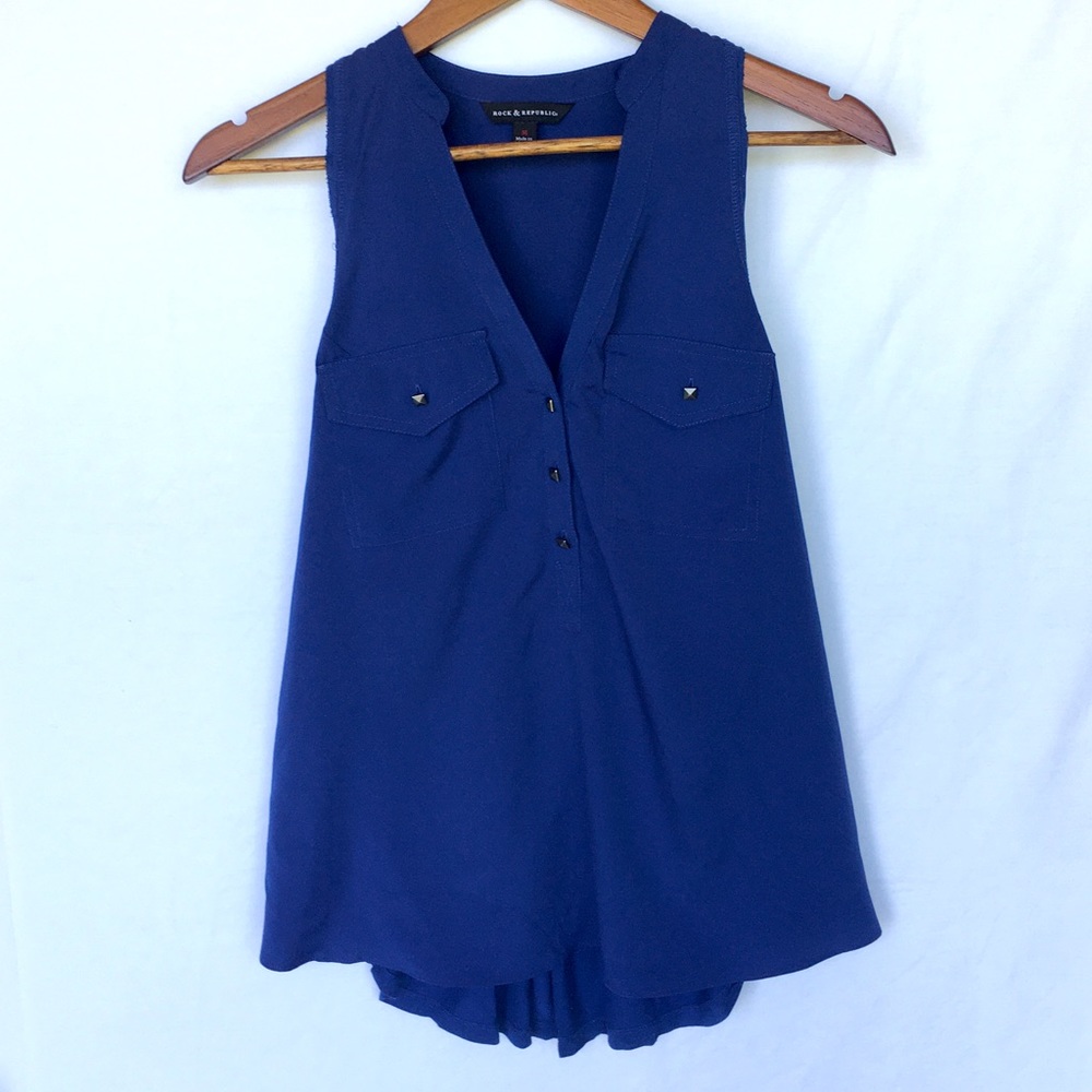 Rock & Republic Women’s Sleeveless Blouse Size Medium